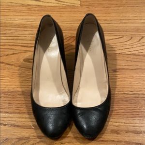 Cole Haan 3.25” black wedge heel